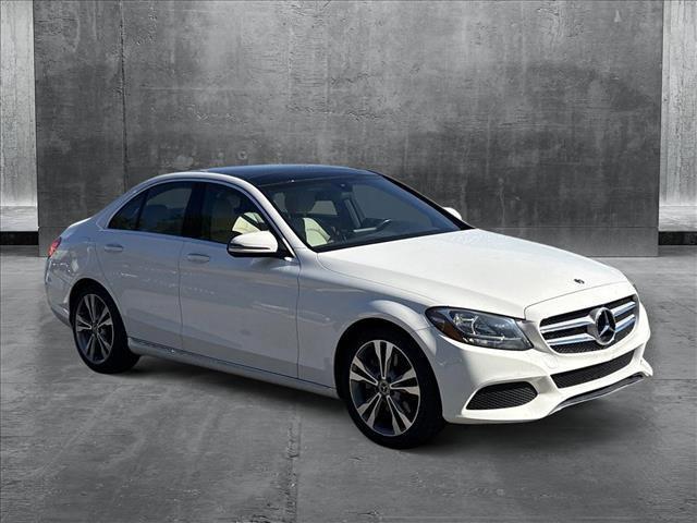 used 2018 Mercedes-Benz C-Class car, priced at $20,387