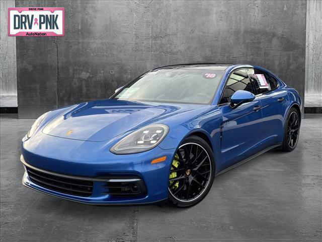 used 2018 Porsche Panamera e-Hybrid car, priced at $54,889