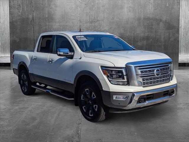 used 2021 Nissan Titan car, priced at $45,672