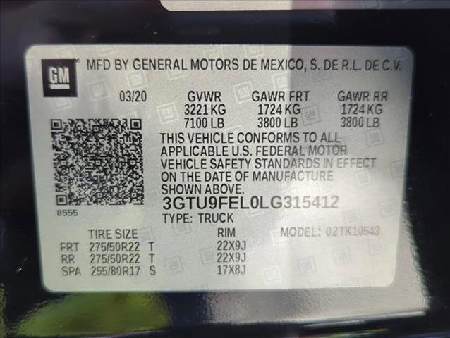 used 2020 GMC Sierra 1500 car, priced at $45,999