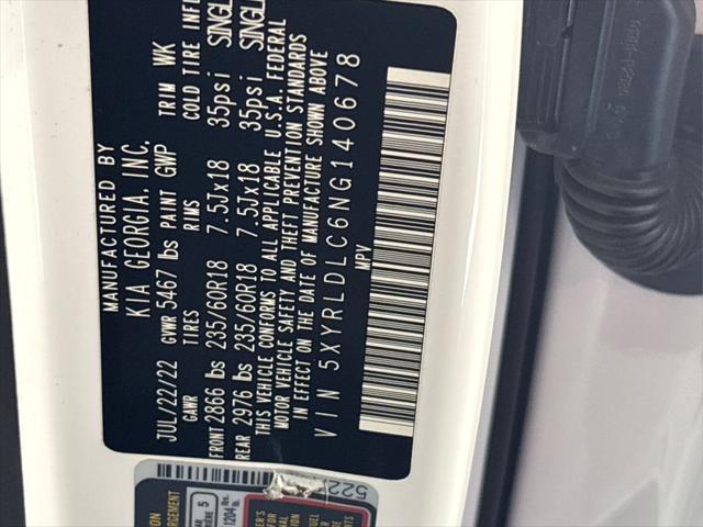 used 2022 Kia Sorento car, priced at $30,000