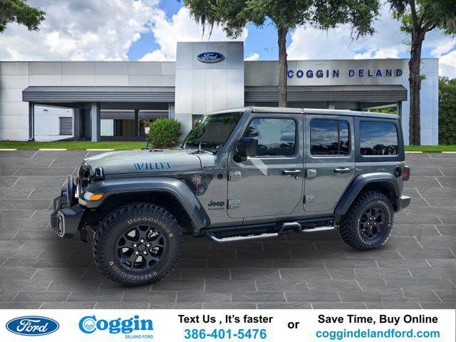 used 2020 Jeep Wrangler Unlimited car, priced at $26,396