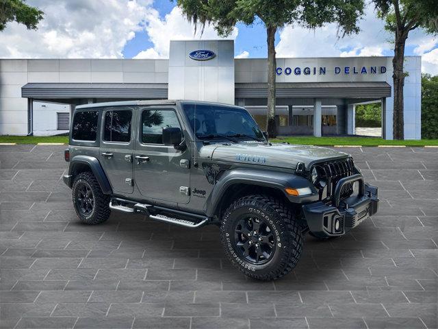 used 2020 Jeep Wrangler Unlimited car, priced at $26,396