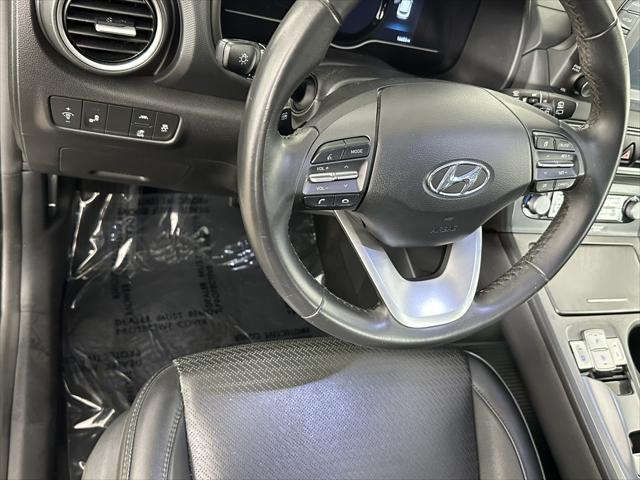 used 2021 Hyundai Kona EV car, priced at $18,500