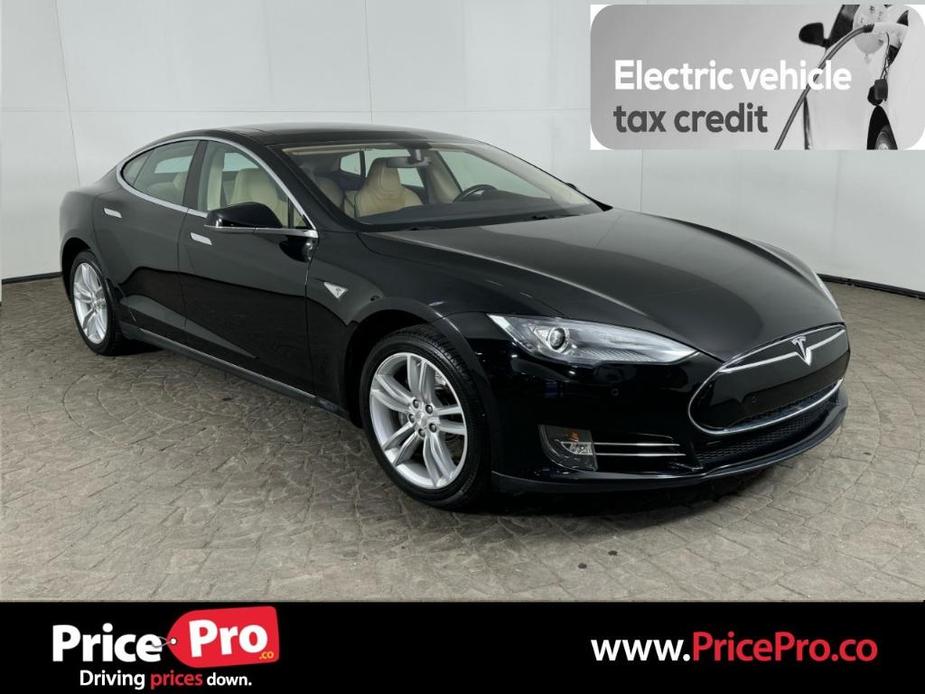 used 2014 Tesla Model S car, priced at $16,998