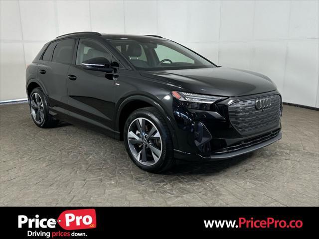 used 2023 Audi Q4 e-tron car, priced at $37,500