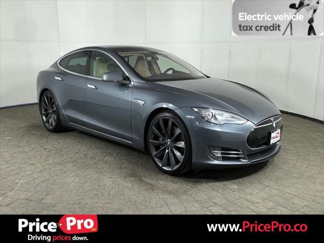 used 2013 Tesla Model S car, priced at $12,500