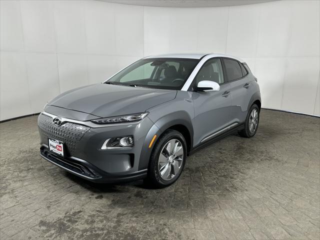 used 2021 Hyundai Kona EV car, priced at $18,500