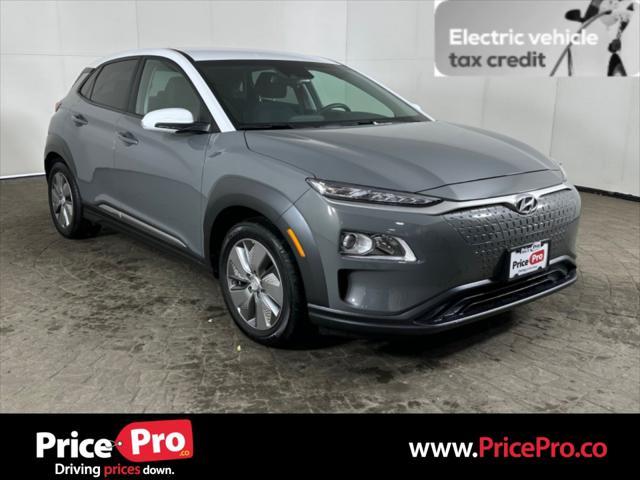 used 2021 Hyundai Kona EV car, priced at $18,500