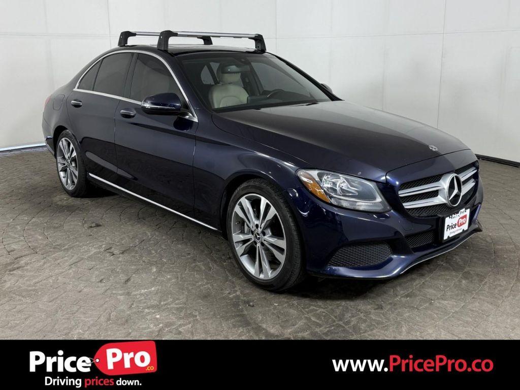 used 2018 Mercedes-Benz C-Class car, priced at $17,500