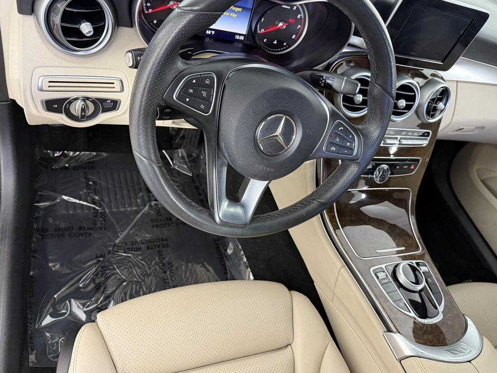 used 2018 Mercedes-Benz C-Class car, priced at $17,500