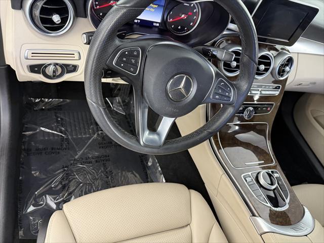used 2018 Mercedes-Benz C-Class car, priced at $18,500