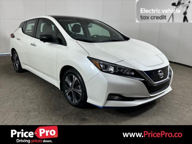 used 2021 Nissan Leaf car, priced at $15,500