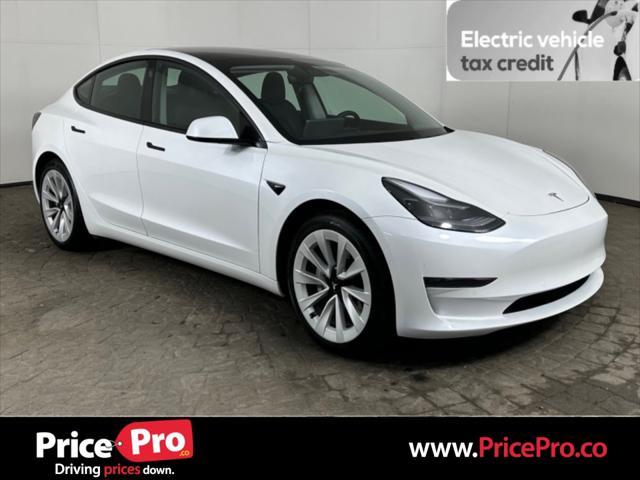 used 2021 Tesla Model 3 car, priced at $19,998