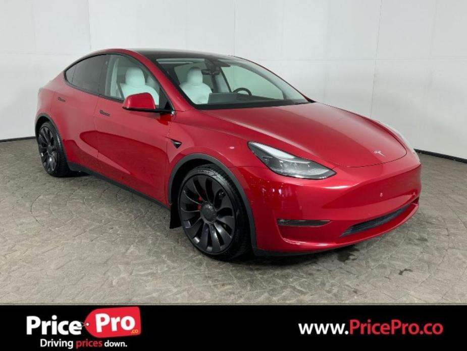 used 2021 Tesla Model Y car, priced at $38,998