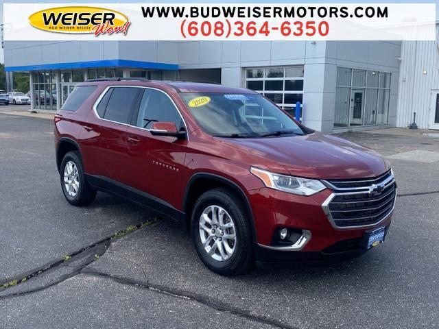 used 2020 Chevrolet Traverse car, priced at $26,588