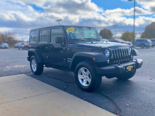 used 2016 Jeep Wrangler Unlimited car, priced at $21,988