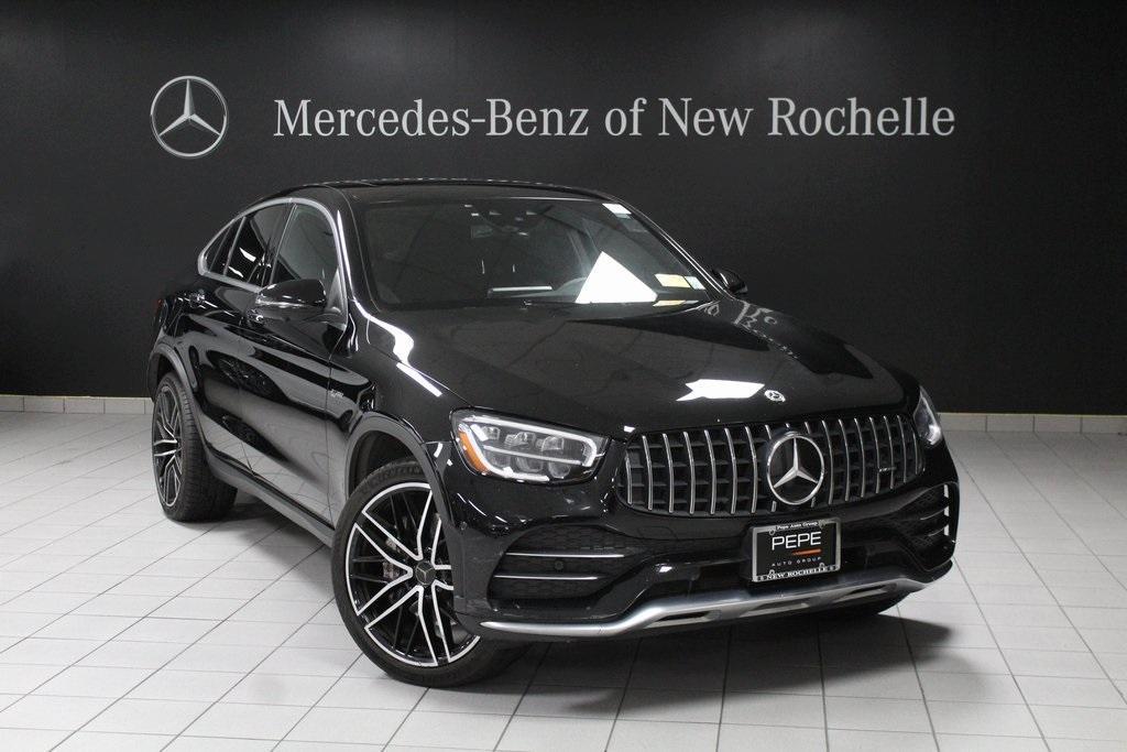 used 2022 Mercedes-Benz AMG GLC 43 car, priced at $45,997