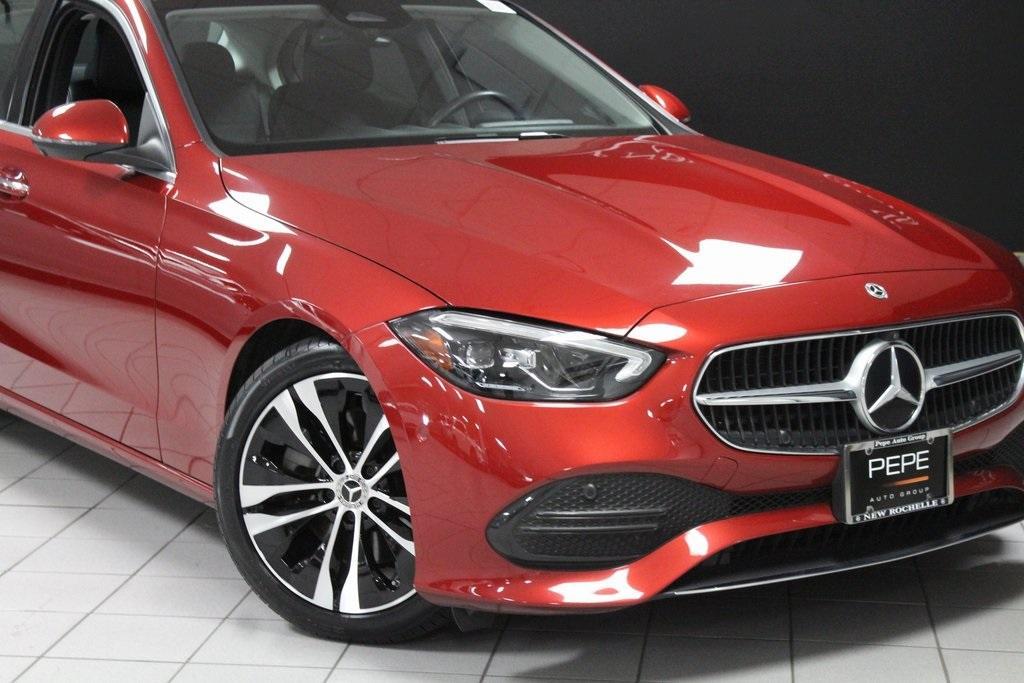 used 2022 Mercedes-Benz C-Class car, priced at $35,995