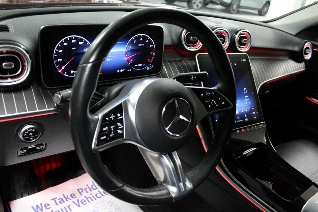 used 2022 Mercedes-Benz C-Class car, priced at $35,995