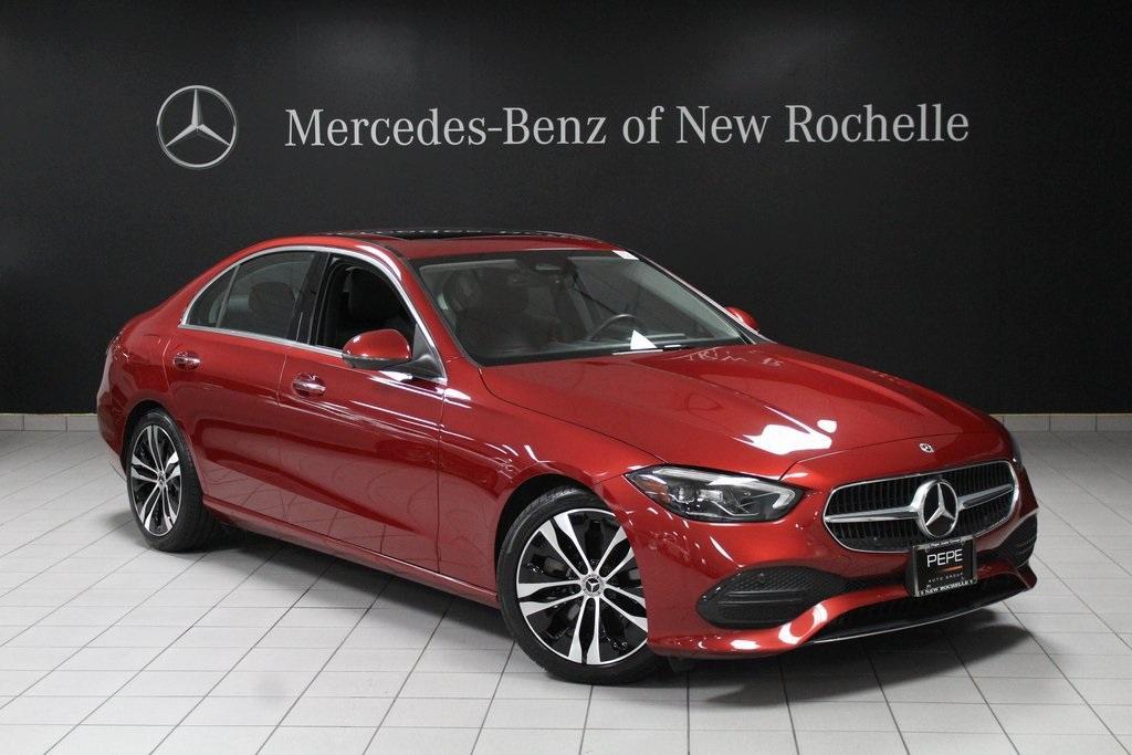 used 2022 Mercedes-Benz C-Class car, priced at $35,995