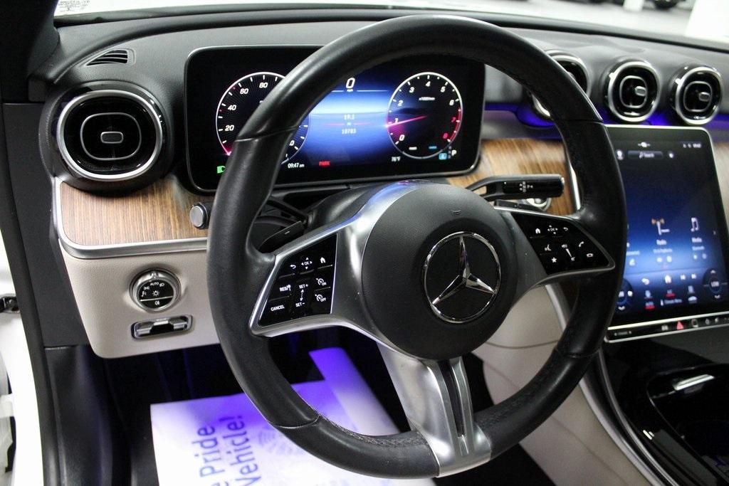 used 2023 Mercedes-Benz C-Class car, priced at $38,408