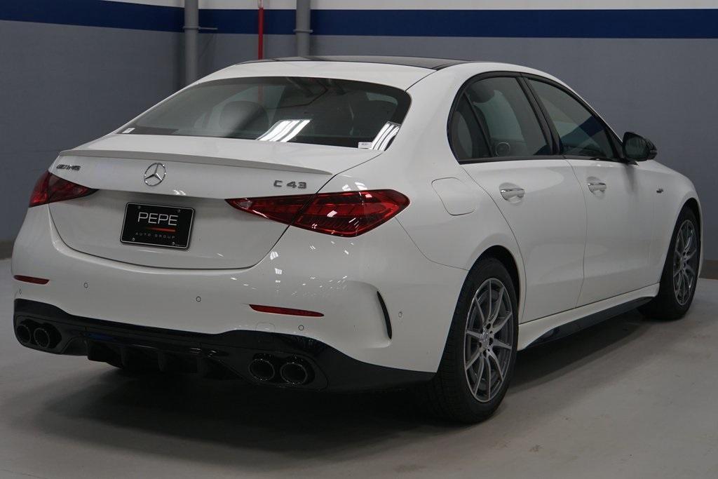 new 2025 Mercedes-Benz AMG C 43 car, priced at $70,945