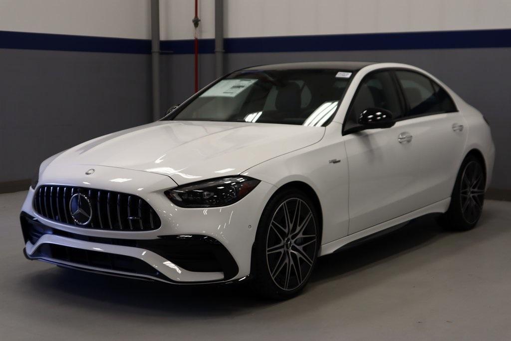 new 2025 Mercedes-Benz AMG C 43 car, priced at $76,770