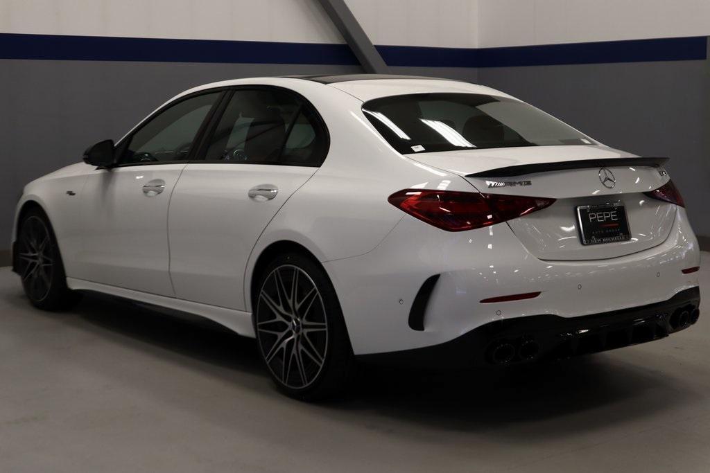 new 2025 Mercedes-Benz AMG C 43 car, priced at $76,770