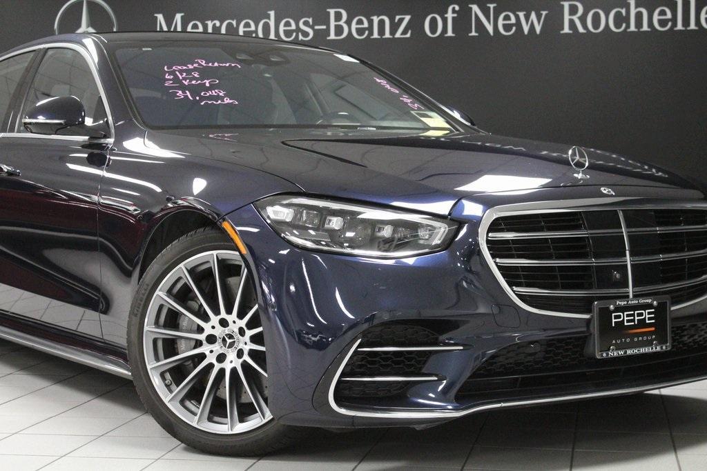 used 2022 Mercedes-Benz S-Class car, priced at $78,595