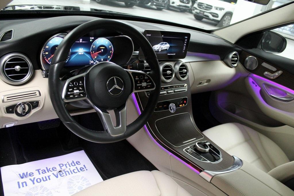 used 2021 Mercedes-Benz C-Class car, priced at $29,990