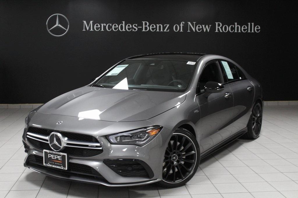 used 2023 Mercedes-Benz AMG CLA 35 car, priced at $42,991