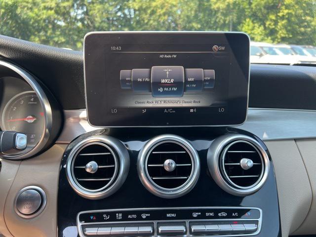 used 2017 Mercedes-Benz C-Class car, priced at $27,473
