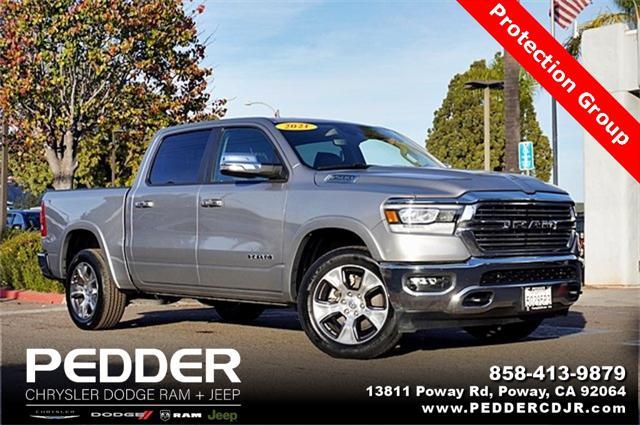 used 2021 Ram 1500 car, priced at $35,036