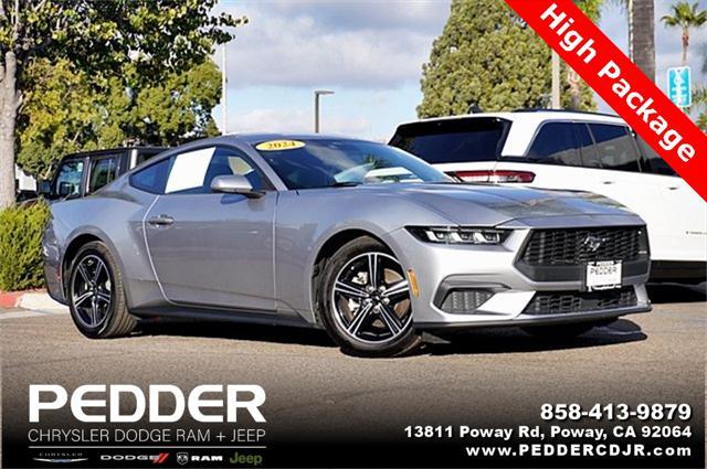 used 2024 Ford Mustang car, priced at $27,198