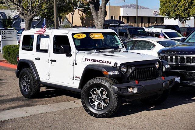 used 2021 Jeep Wrangler Unlimited car, priced at $33,453