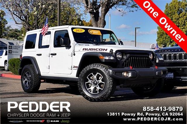 used 2021 Jeep Wrangler Unlimited car, priced at $35,090