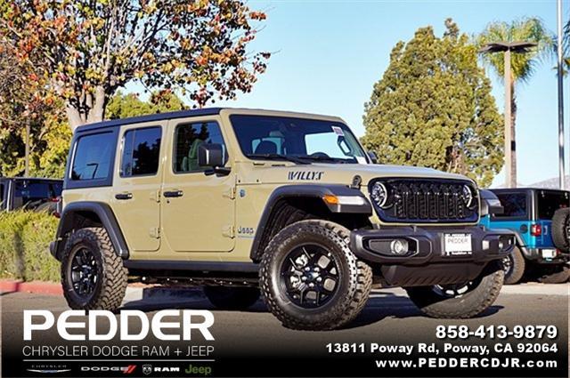 new 2025 Jeep Wrangler 4xe car, priced at $56,400