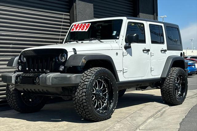 used 2018 Jeep Wrangler JK Unlimited car, priced at $24,989