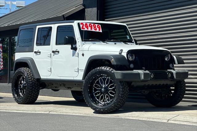 used 2018 Jeep Wrangler JK Unlimited car, priced at $24,989