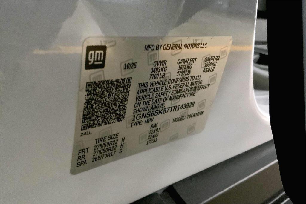 new 2026 Chevrolet Tahoe car, priced at $87,045