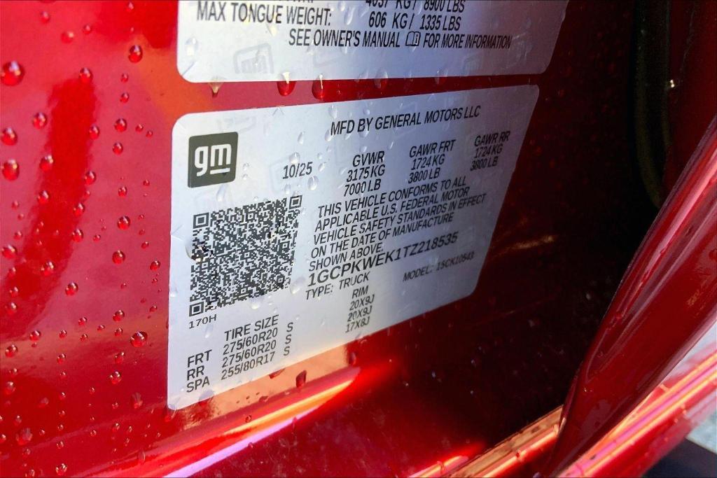 new 2026 Chevrolet Silverado 1500 car, priced at $44,250