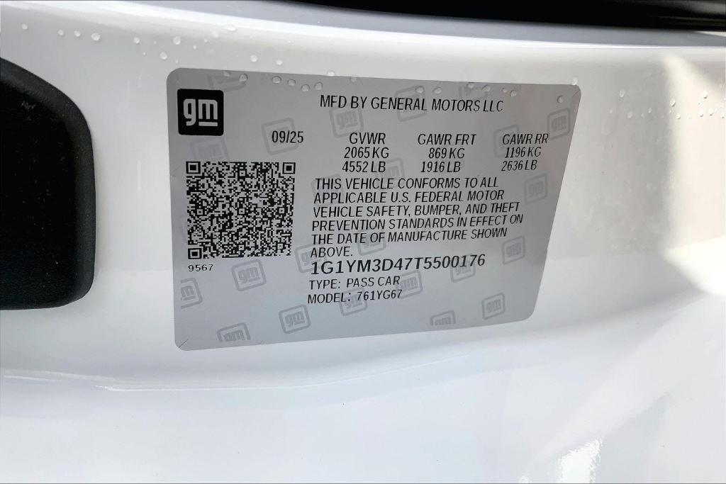 new 2026 Chevrolet Corvette car, priced at $135,390