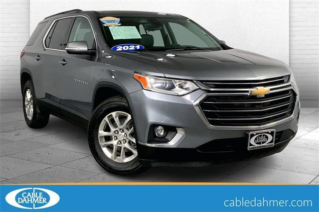 used 2021 Chevrolet Traverse car, priced at $25,000
