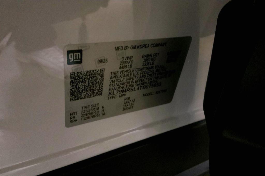 new 2026 Chevrolet TrailBlazer car, priced at $32,255