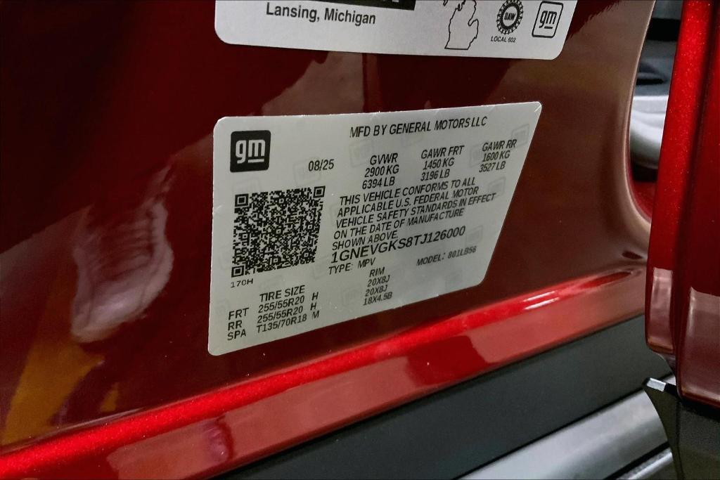 new 2026 Chevrolet Traverse car, priced at $50,465