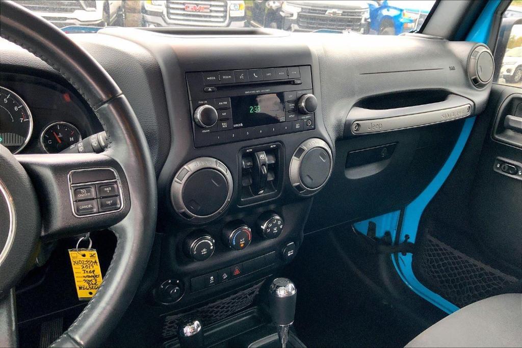 used 2017 Jeep Wrangler Unlimited car, priced at $17,000