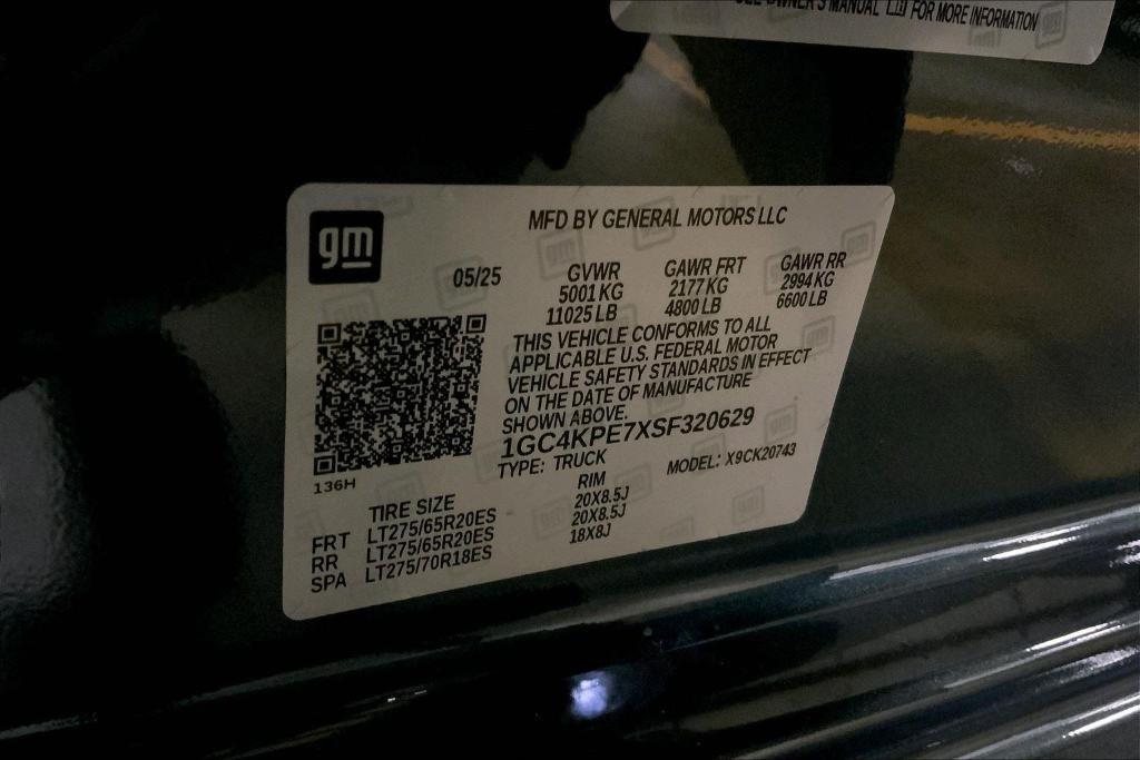 new 2025 Chevrolet Silverado 2500 car, priced at $70,230