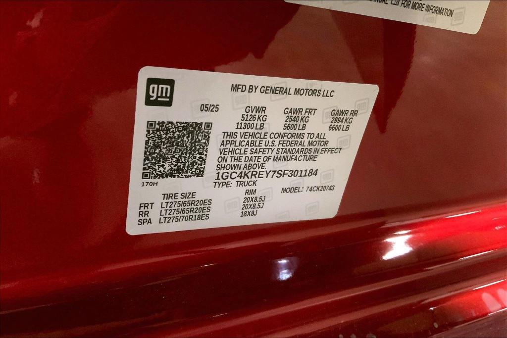 new 2025 Chevrolet Silverado 2500 car, priced at $85,100