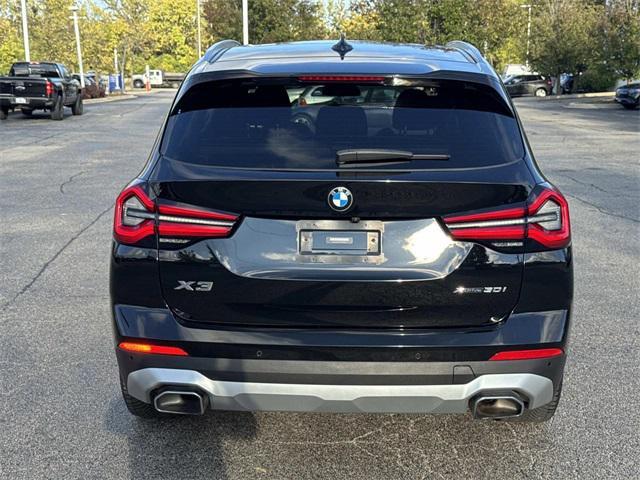 used 2022 BMW X3 car, priced at $34,990